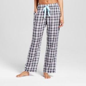 Black & White Plaid Pajama Pants
